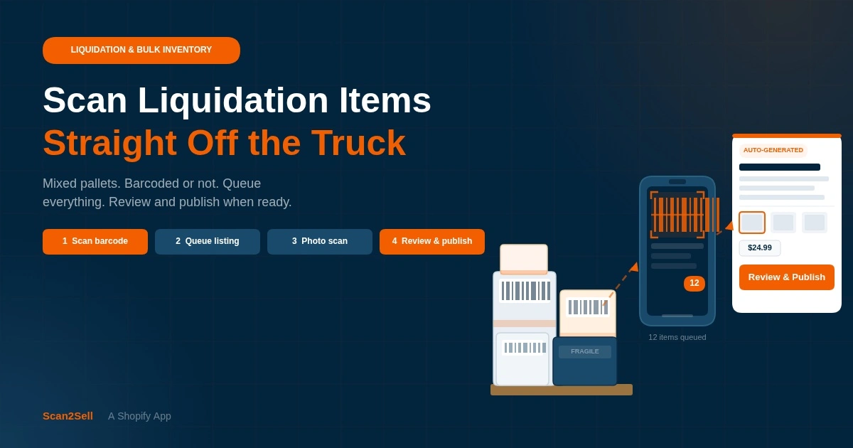 How to Scan Liquidation Items Straight Off the Truck
