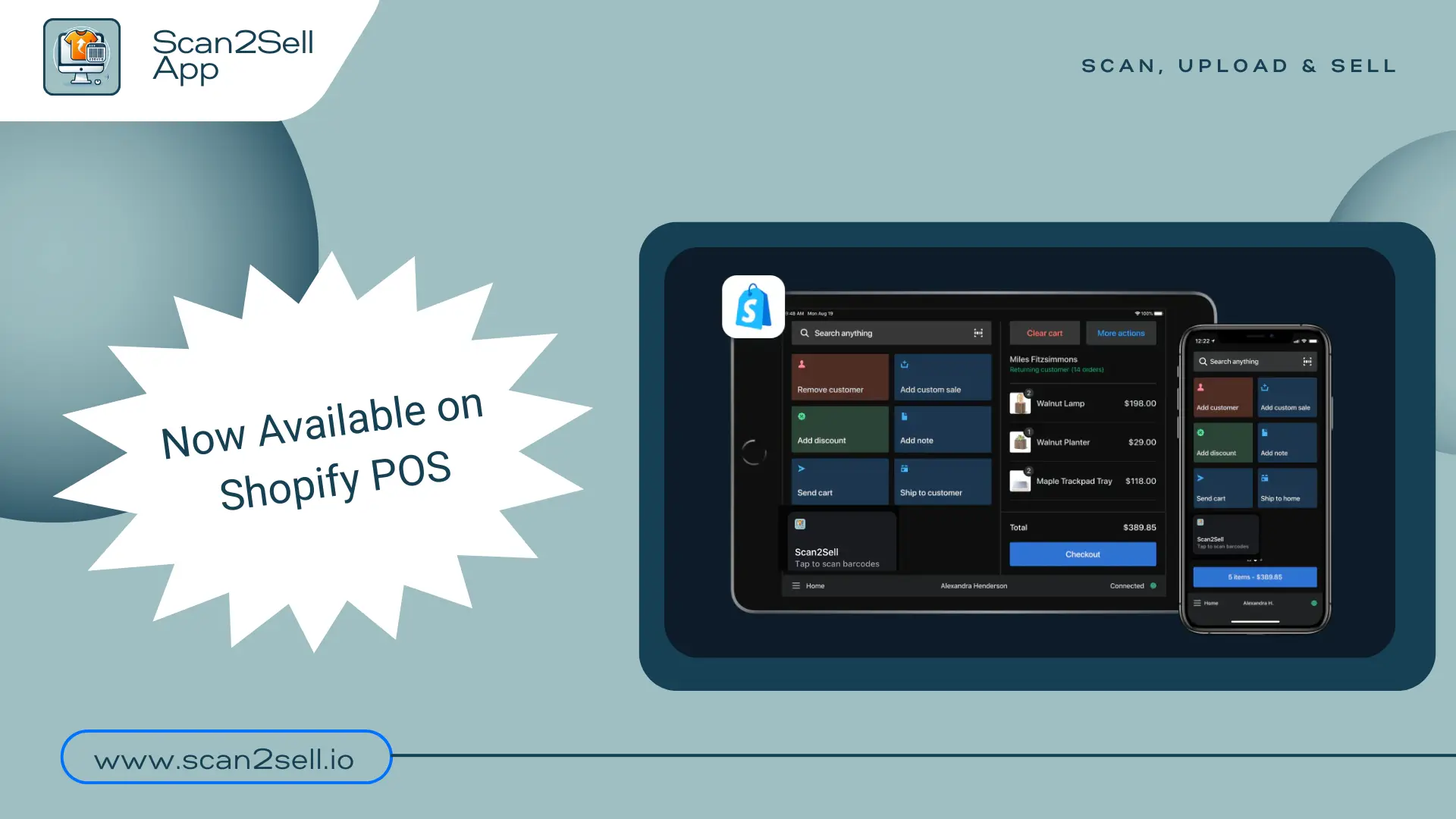 Scan2Sell for Shopify POS | Faster Product Scanning in Store