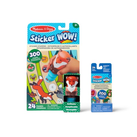 Melissa & Doug Sticker Wow! Fox Bundle: 500 Stickers, Activity Pad