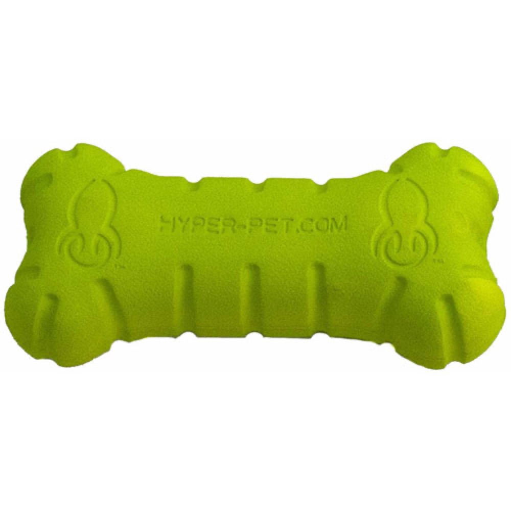 Hyper Products Chewz Foam Bone Dog Toy Medium Green photo 1