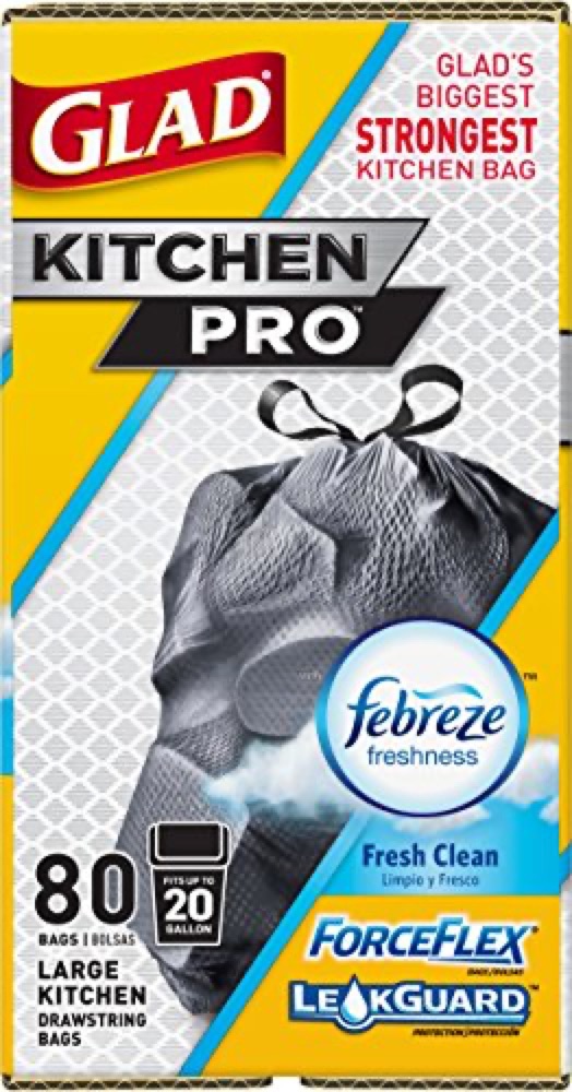 Glad Forceflex MaxStrength 20-Gallon Trash Bags, 80 ct photo 1