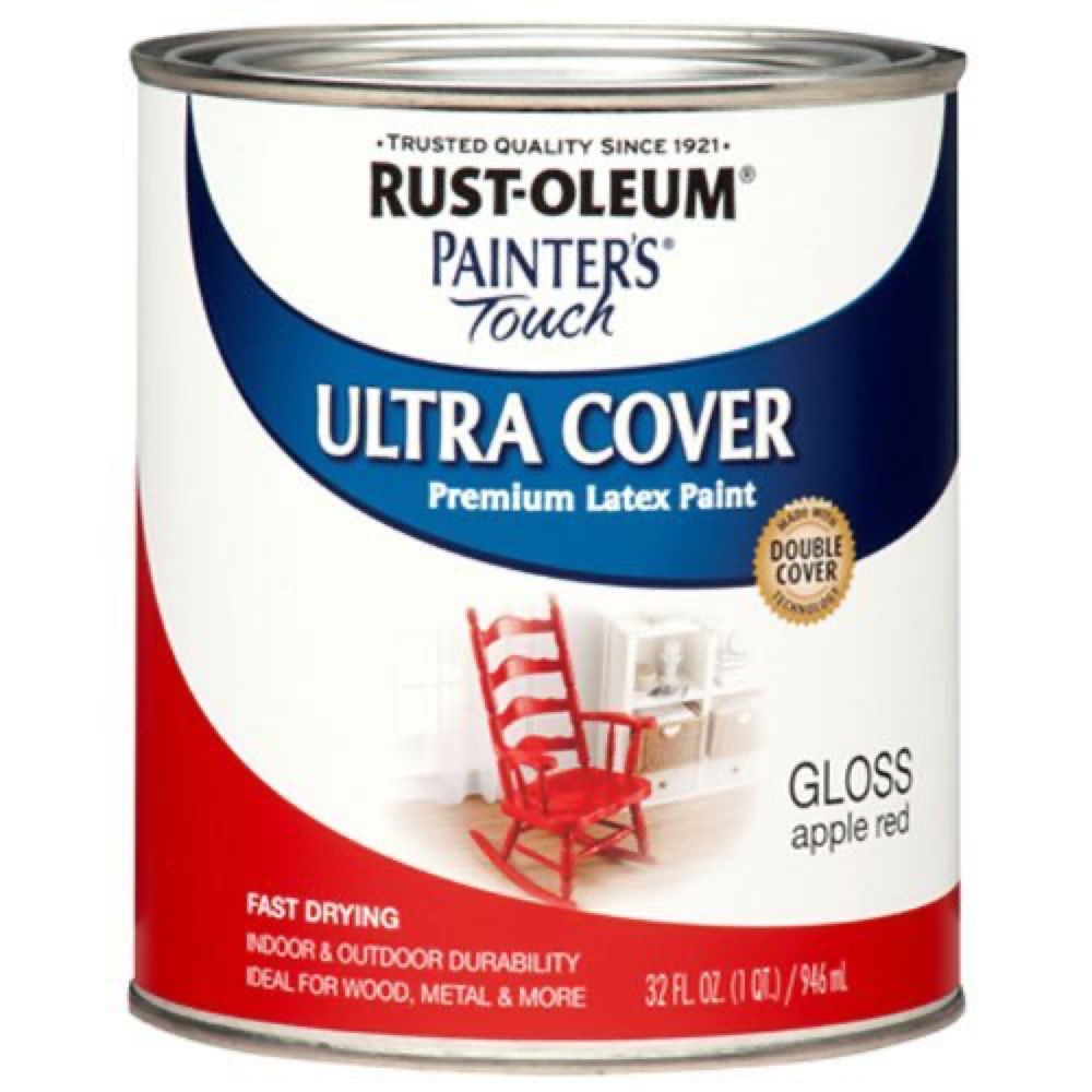 Rust-Oleum Painters Touch Gloss Apple Red Paint 1 Qt photo 1