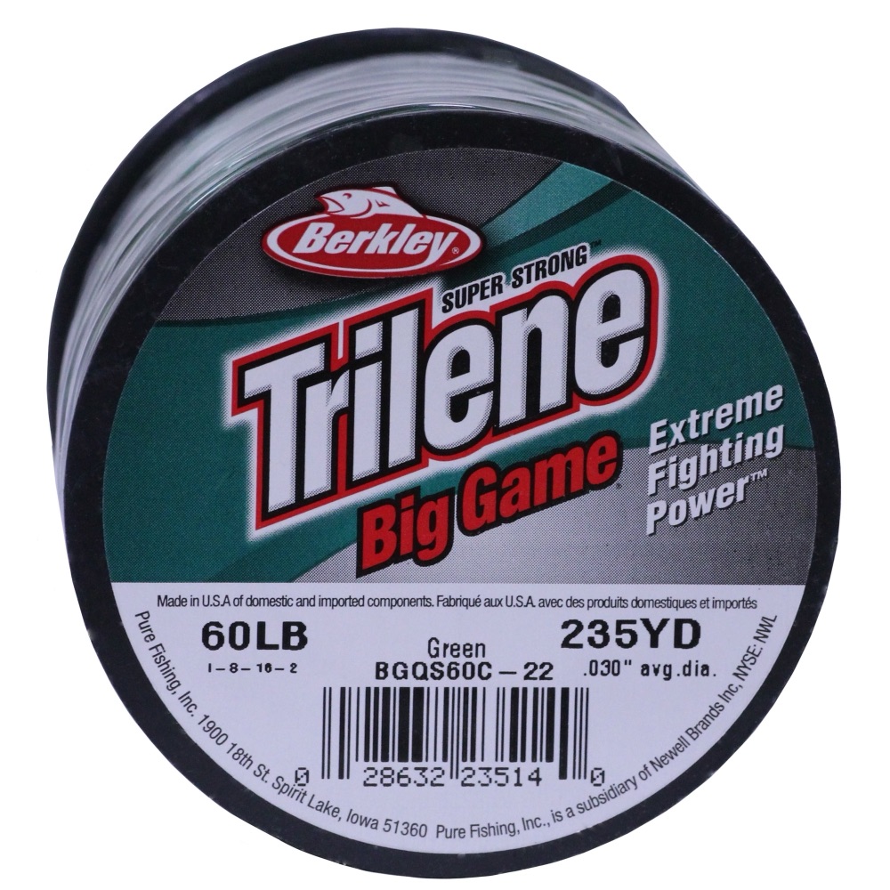 Berkley Trilene Big Game Green 60lb 235yds photo 1