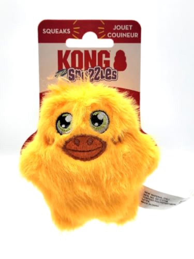 Kong Snuzzles Mini Plush Squeaker Duck Toy XS photo 1