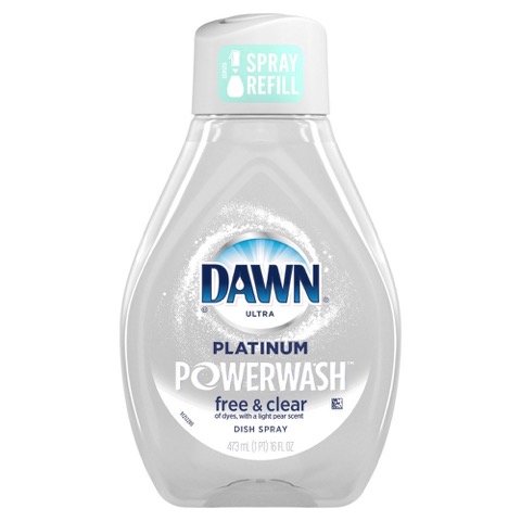 DAWN Platinum Powerwash Spray Refill - Free & Clear 16 Oz