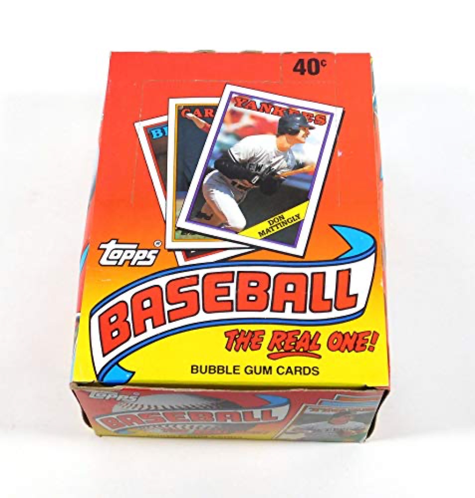 1988 Topps Baseball Box, 36 Packs, Possible Bonds Glavine photo 1
