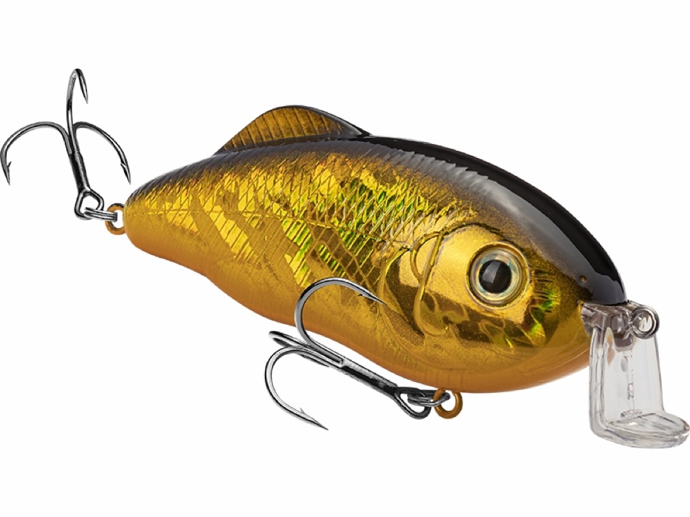 Strike King Hybrid Hunter Crankbait Gold Black Back 3-5ft photo 1