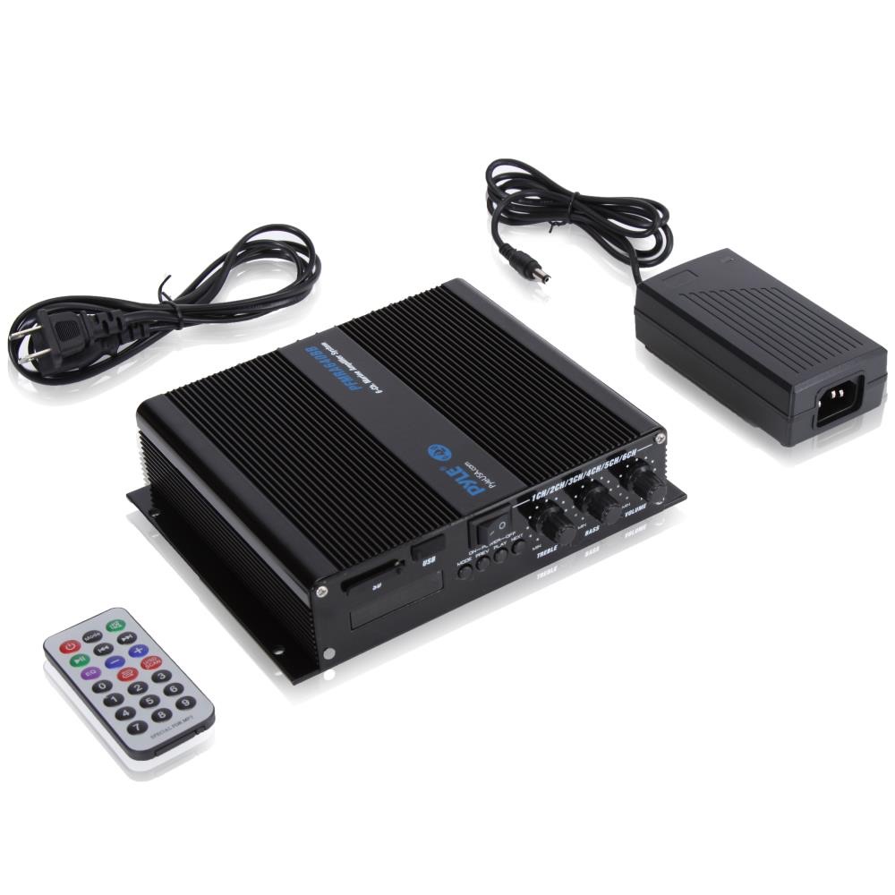 PYLE 600 Watt 6 Channel Marine Amplifier with Bluetooth photo 1
