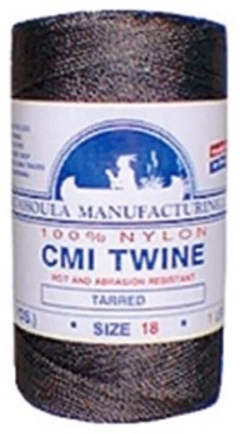 Catahoula Black Tarred Nylon Seine Twine Sz 42 1Lb Spool