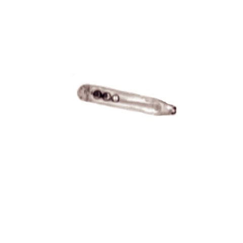 Venom Clear Glass Plastic Worm Rattle 10Ct 3mm