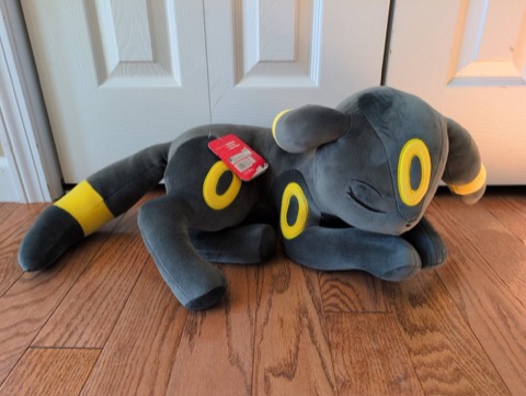Pokemon Sleeping Umbreon 18' Soft Toy