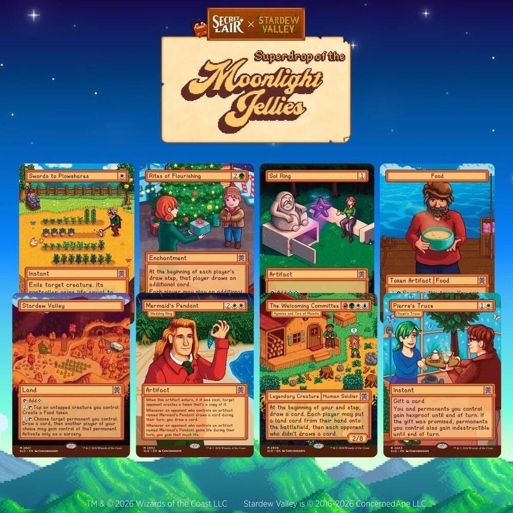 Wizards of the Coast MTG Secret Lair Stardew Valley Non-Foil photo 1