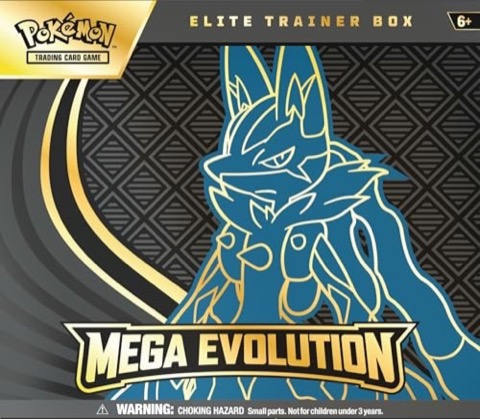 Pokémon Mega Evolution Elite Trainer Box Lucario, 17.1 cm