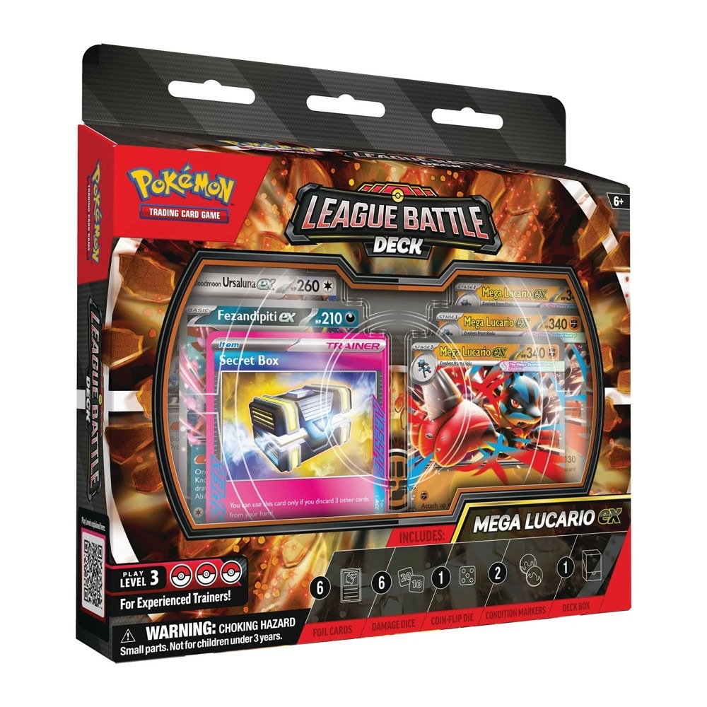 Pokemon Mega Lucario Ex League Battle Deck TCG photo 1