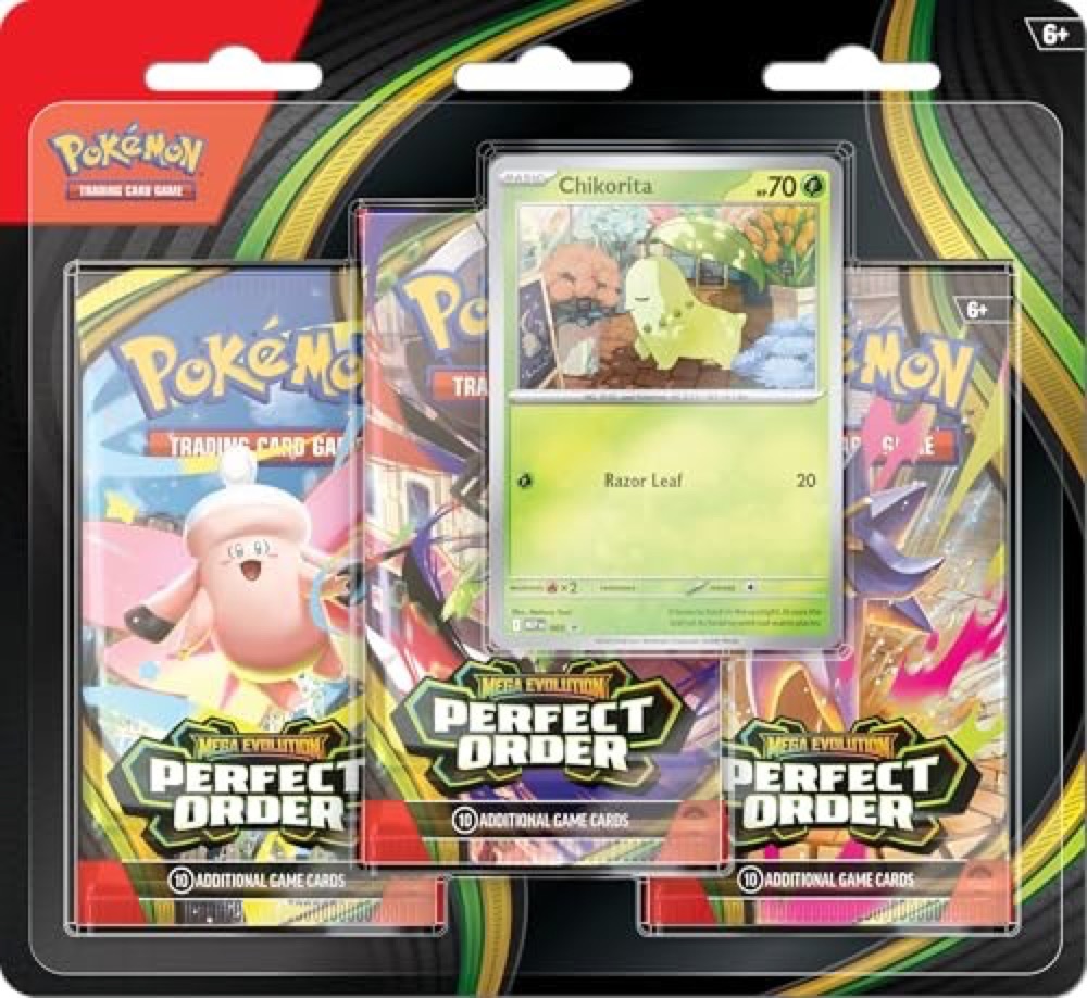 Pokémon Mega Evolution Perfect Order 3Pk Booster photo 1