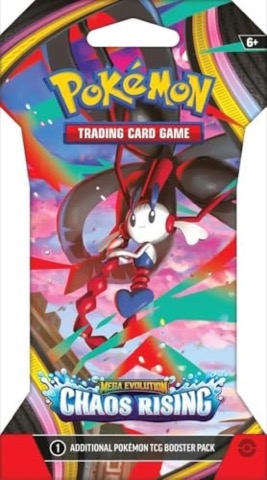 Pokémon Mega Evolution Chaos Rising Sleeved Booster Pack