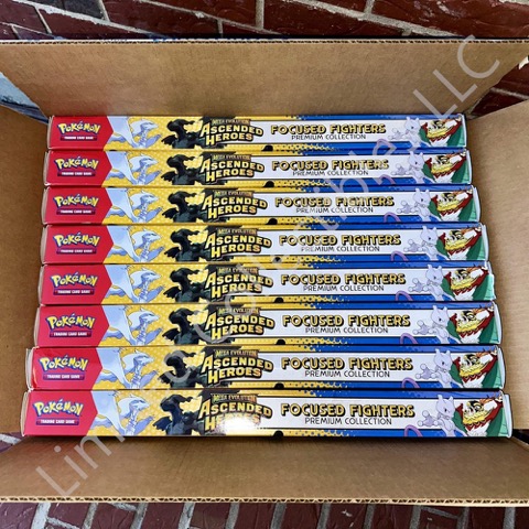 Pokémon Mega Evolution Ascended Heroes Focused Fighters Premium Collection