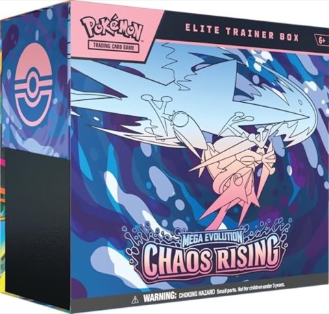 Pokémon Mega Evolution Chaos Rising Elite Trainer Box