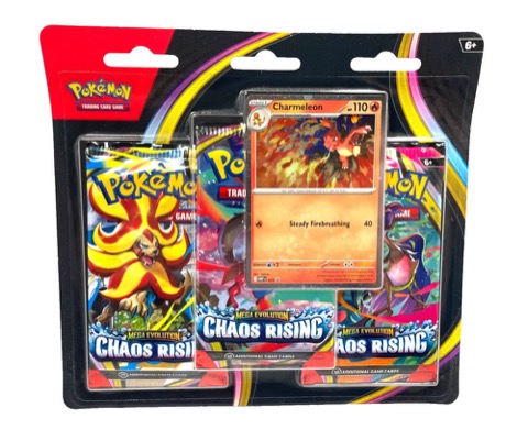 Pokémon Chaos Rising Booster Blister Charmeleon Promo ME04