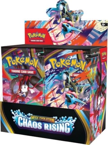 Pokémon TCG: Mega Evolution Chaos Rising Booster Box