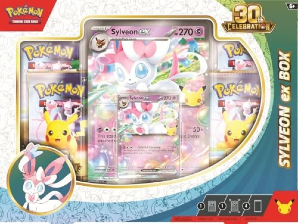 Pokémon TCG 30TH Celebration Sylveon EX Box photo 1