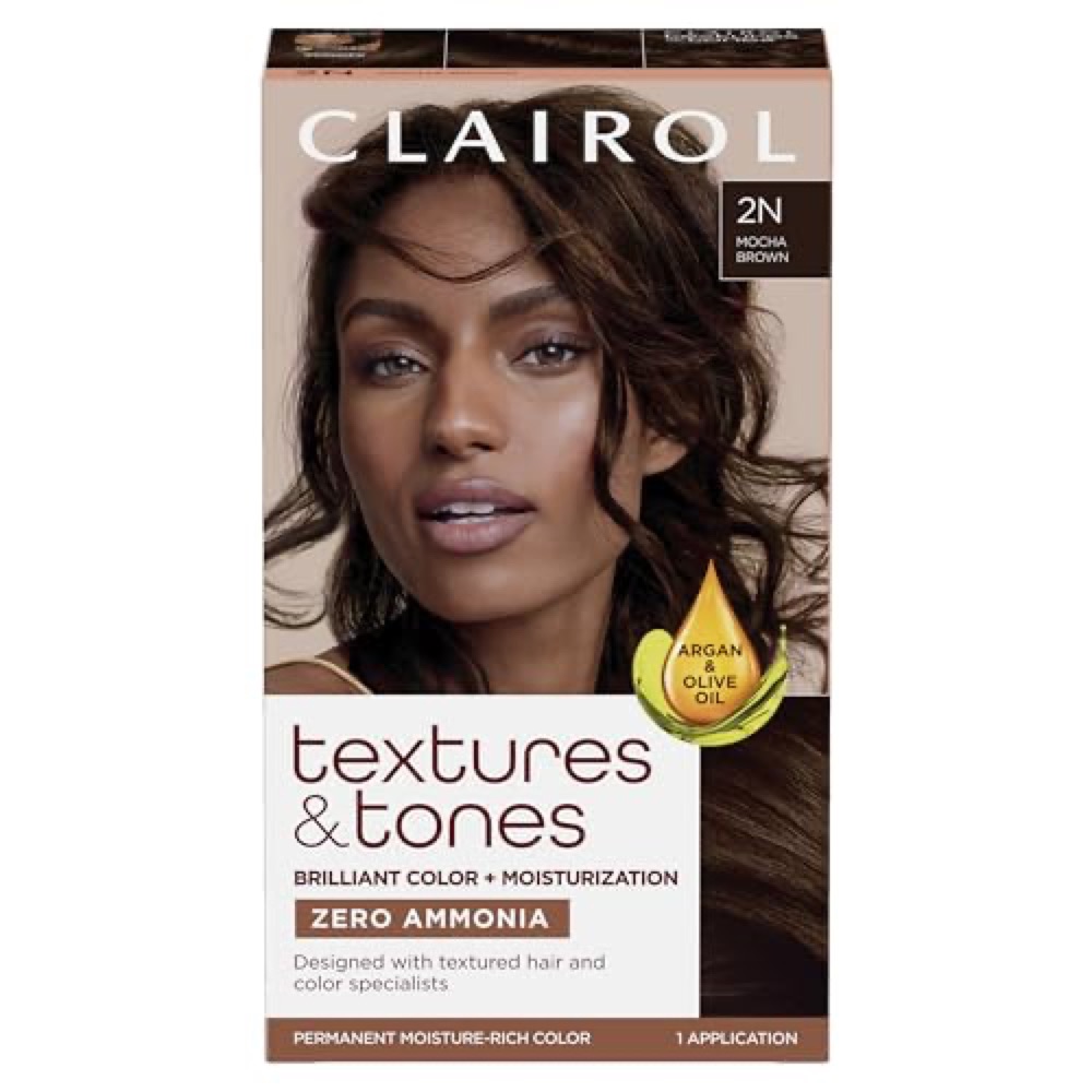 Clairol Textures & Tones 2N Mocha Brown Hair Dye photo 1
