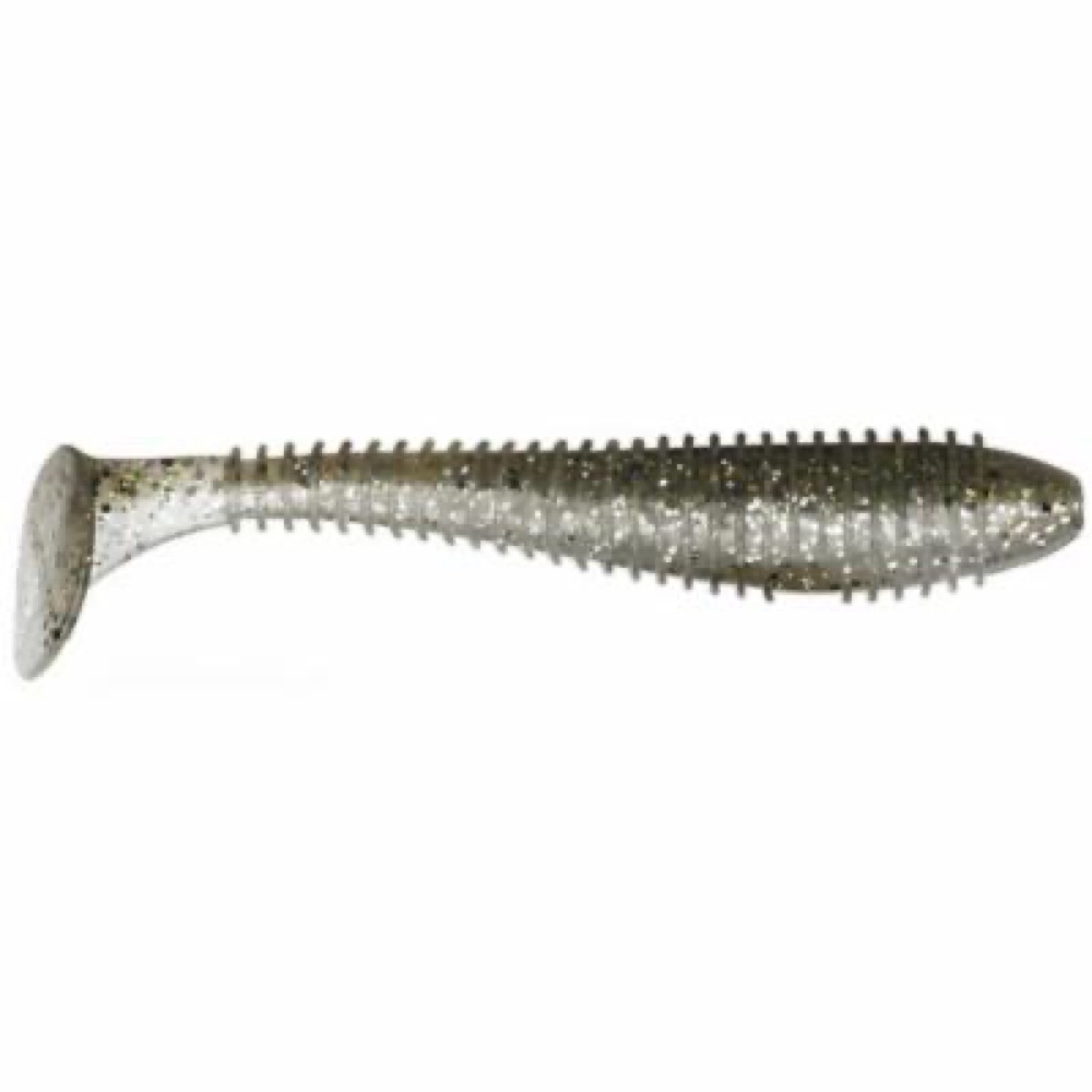 Keitech FAT Swing Impact 3.8" Soft Swimbait - Gold Flash Minnow photo 1