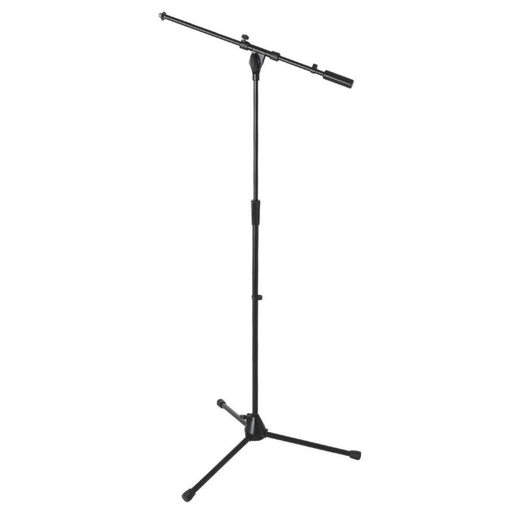 On-Stage MS9701B+ Heavy-Duty Euro Boom Mic Stand, Black photo 1