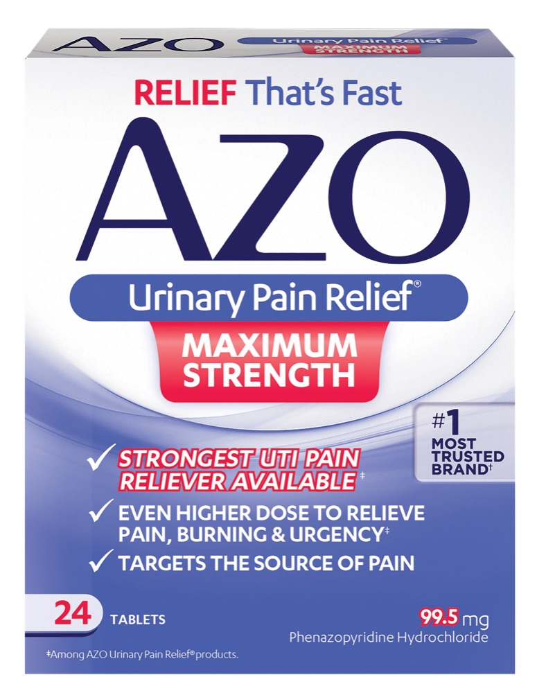 Azo Urinary Pain Relief Maximum Strength, 24 ct photo 1