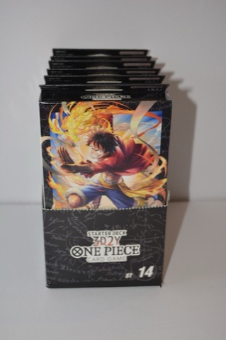 Bandai ONE PIECE 3D2Y STARTER DECK ST-14 TCG - 6 Packs