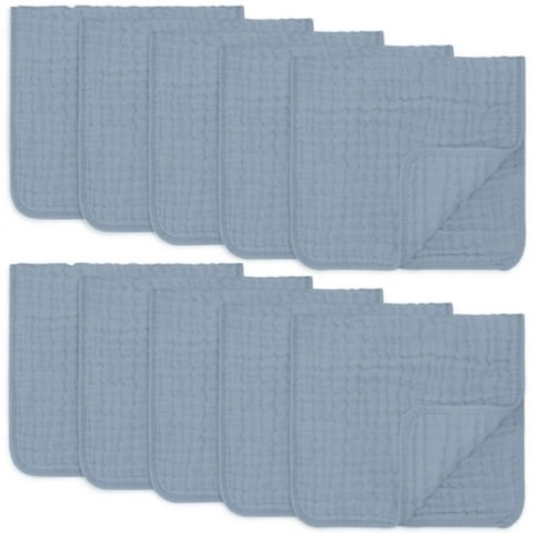 Comfy Cubs Muslin Burp Cloths Pack of 10