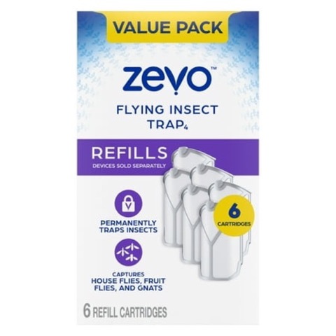Procter & Gamble Zevo Flying Insect Trap Refill, 6 Count