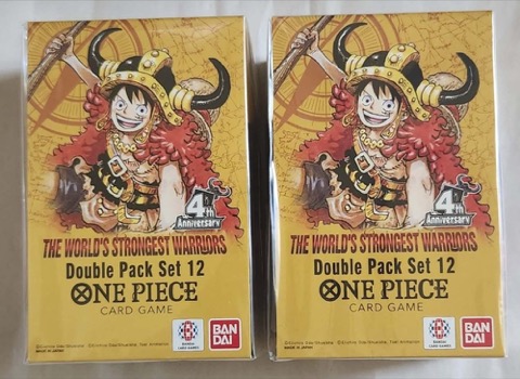 One Piece Double Packs OP-17 World's Strongest Warriors Pack of 2