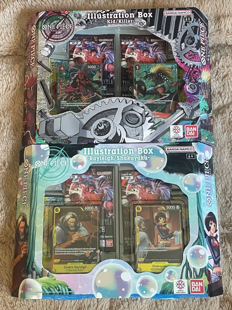 Bandai One Piece TCG: Illustration Box Vol 7 & 8 Set photo 1