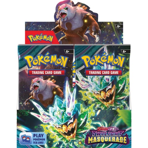 Pokémon TCG Scarlet & Violet Twilight Masquerade Booster - 10 Cards