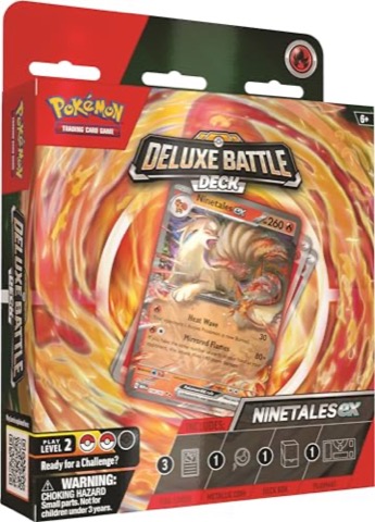 Pokémon Ninetales Ex/Zapdos Ex Deluxe Battle Deck