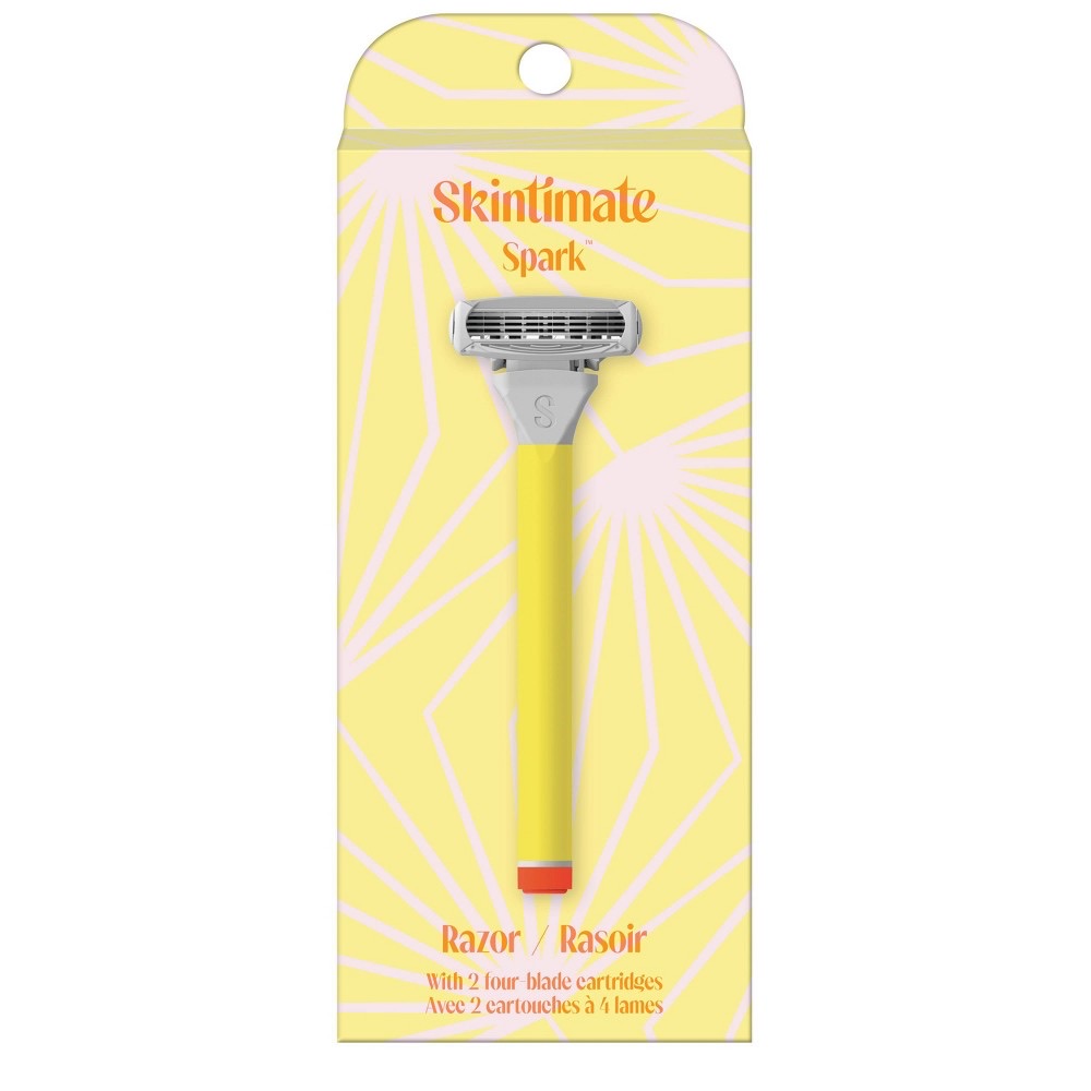 Schick Skintimate 4-Blade Razor Handle, 2 Refills, 1 Count photo 1