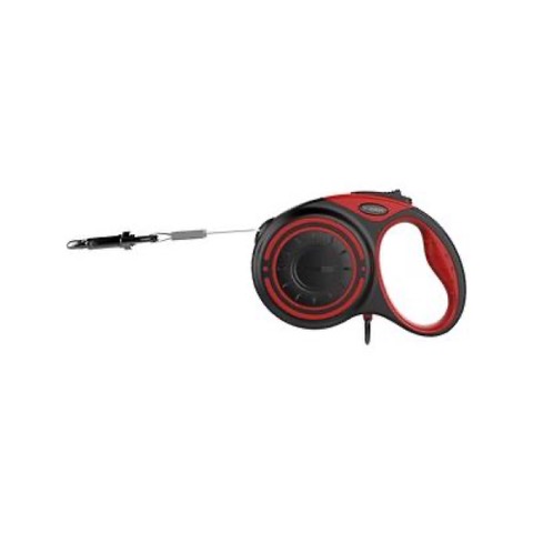 Dogness Smart Retractable Leash 19.6' X-Large Red/Black