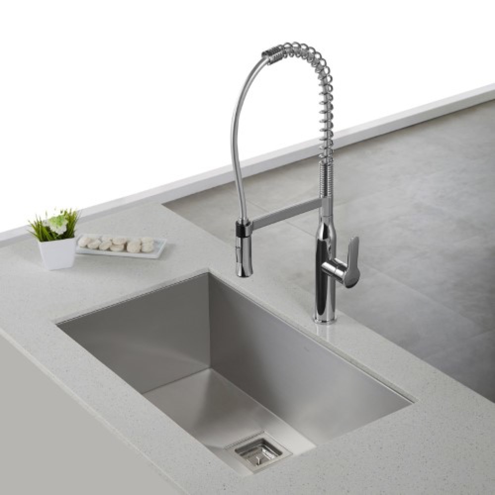 Kraus KHU32 Pax 31-1/2" Stainless Steel Kitchen Sink Single basin photo 1