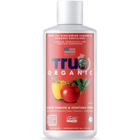 True Organic Tomato & Vegetable Liquid Fertilizer 16 Oz. 3-2-3