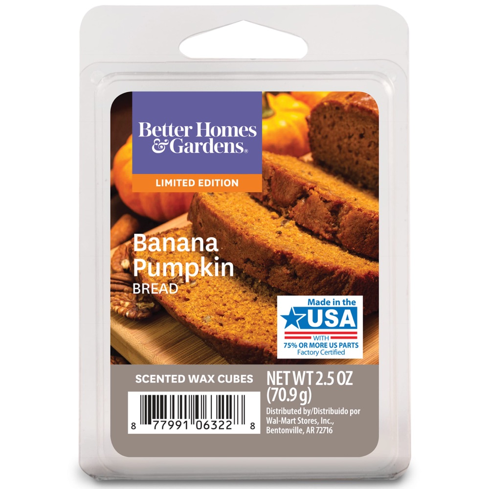 Better Homes And Gardens Banana Pumpkin Bread Wax Melts 2.5 Oz photo 1