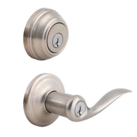Kwikset Signature Series Combination Lockset Satin Nickel