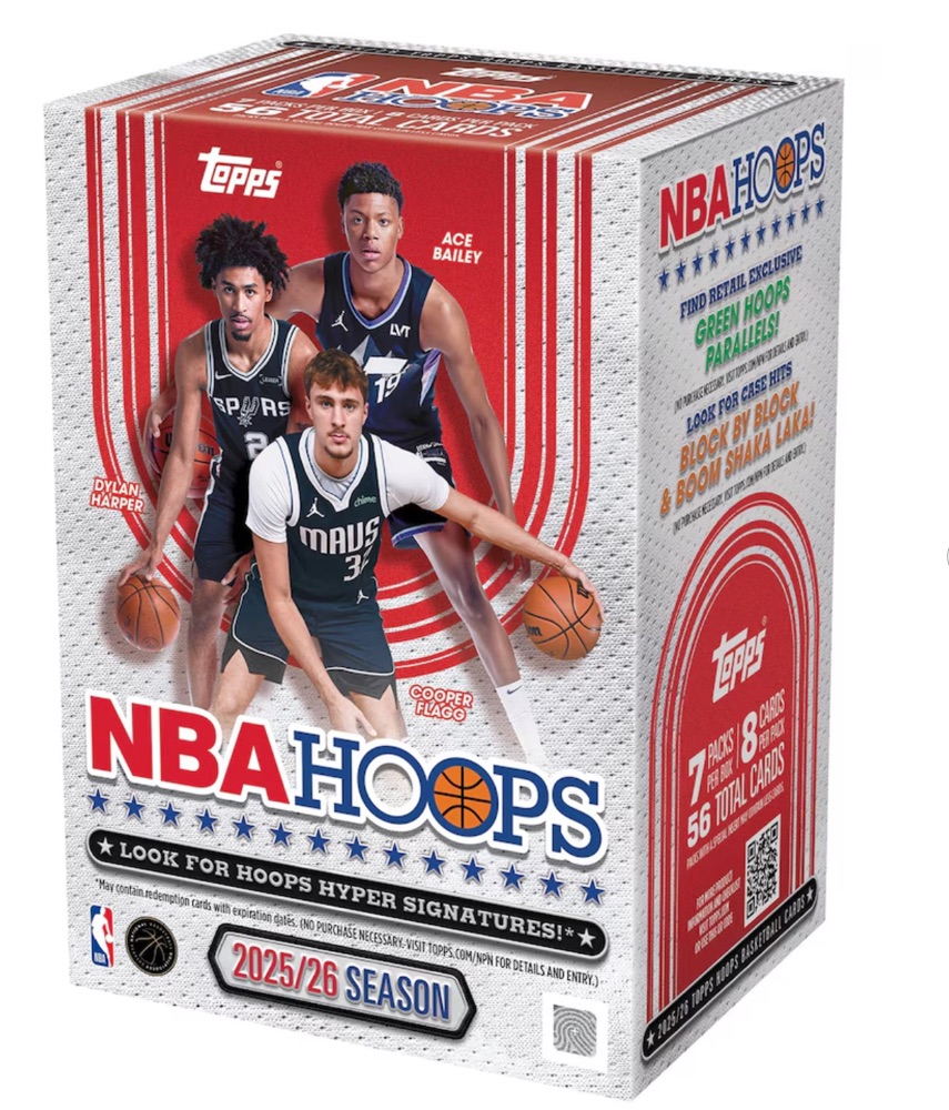 Topps 2025-26 Hoops Basketball Blaster Box photo 1