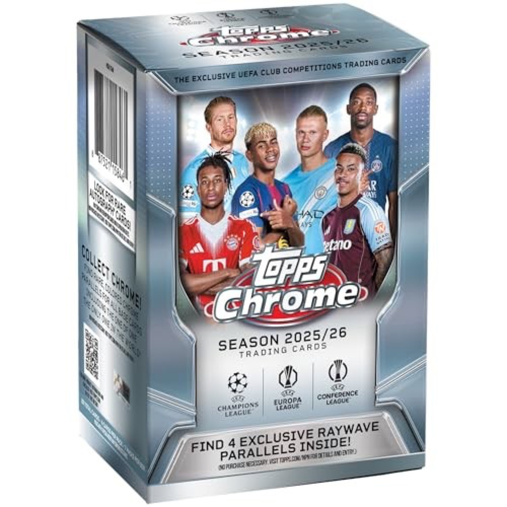 Topps 2025/26 Chrome UCC Factory Sealed Value Box photo 1