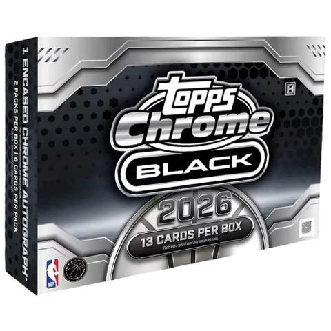Topps 2025/26 Chrome Black Basketball Hobby Box