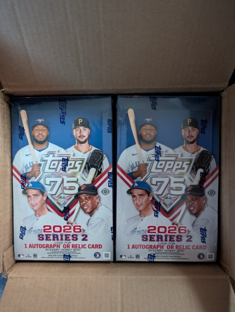 Topps 2026 Series 2 Baseball Hobby Box - Factory Sealed Case photo 1
