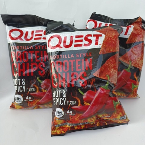 Quest Hot & Spicy Tortilla Chips, 1.1 Oz