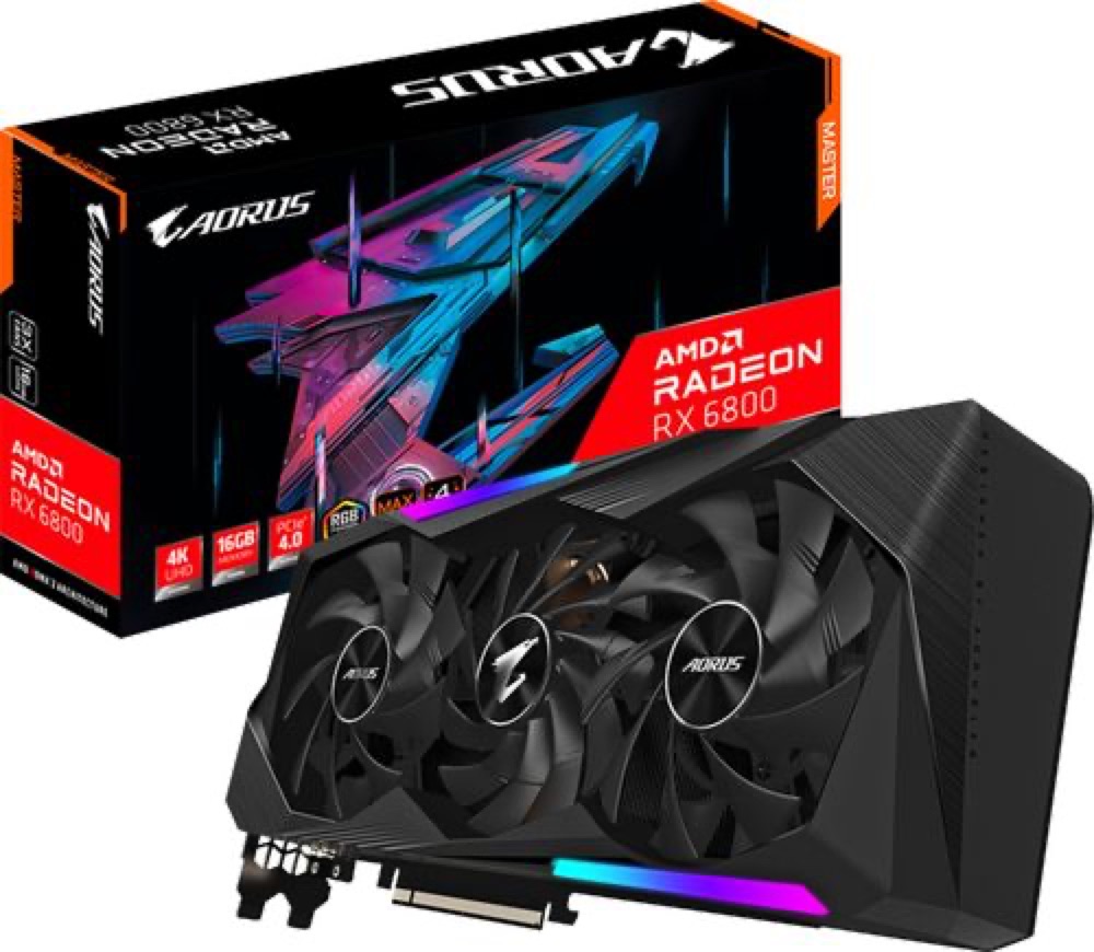 GIGABYTE Aorus Radeon RX 6800 Graphic Card 16 GB GDDR6 photo 1