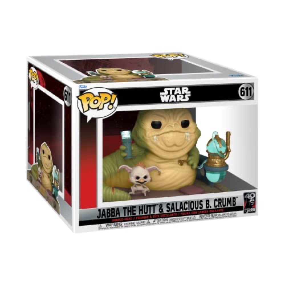 Funko Movie Moment: Return Of The Jedi 40th - Jabba W/Salacious - Funko Pop! photo 1